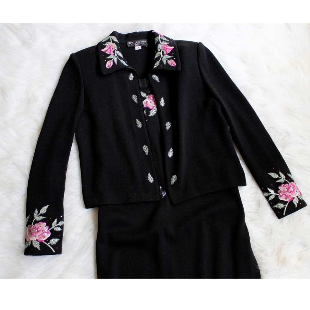 St. John Evening Dress w/ Jacket